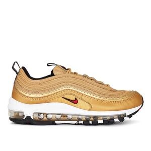 Nike Air Max 97 OG Metallic Gold Varsity Red Size 7Y, Women’s 8.5